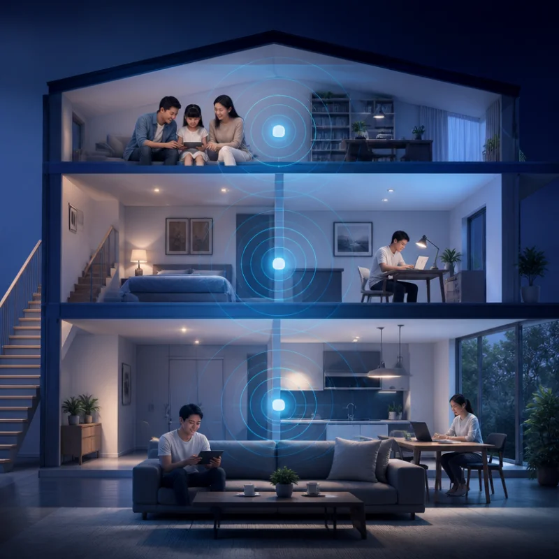 Đánh giá khả năng mở rộng mạng Wi-Fi với MESHVT4_T cho nhà nhiều tầng