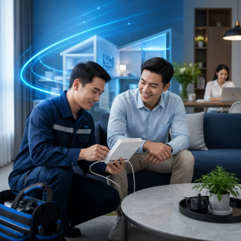 Quy trình lắp mạng Viettel tại nhà đơn giản và nhanh chóng